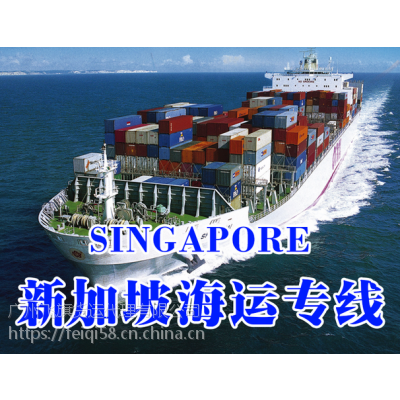 一批二手中国广州二手生产线海运进出口新加坡报关代理